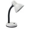 GEFOM Lampe De Bureau Flexible Blanche 12,5 Cm Blanche - Blanche