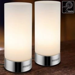 MONZANA 2 Lampes De Table Tactiles Lampe à Poser Lampe De Table Lampe De Chevet Tactile 3 Modes D'éclairage 2er Set Golau (de) -Lampe Soldes Boutique 30956794 3