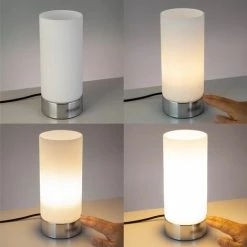 MONZANA 2 Lampes De Table Tactiles Lampe à Poser Lampe De Table Lampe De Chevet Tactile 3 Modes D'éclairage 2er Set Golau (de) -Lampe Soldes Boutique 30956794 4