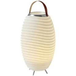 Enceinte Bluetooth Sans Fil Avec Lampe LED Et Seau à Glace Intégrés Modèle PRO 72cm - Synergy65pro - Kooduu - Blanc