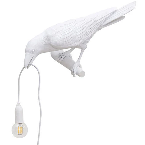 LONGZIMING Applique Murale Oiseau Moderne LED Appliques Murales Luminaires Chambre Lampe De Chevet Corbeau Oiseau Support Lumière Décoration De La Maison Applique Murale 5 LONGZIMING Applique Murale Oiseau Moderne LED Appliques Murales Luminaires Chambre Lampe De Chevet Corbeau Oiseau Support Lumière Décoration De La Maison Applique Murale – Image 5