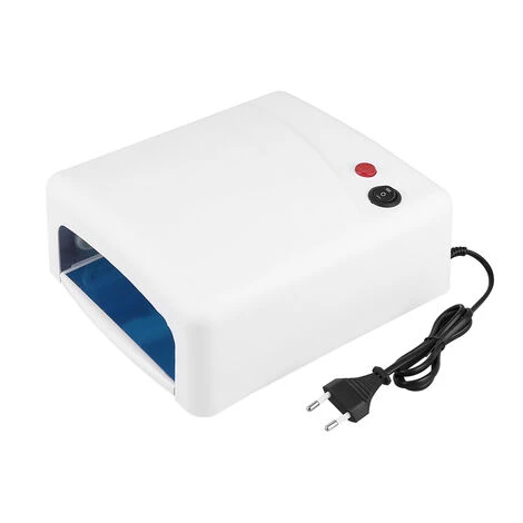 YONGQING Elite France 818UV Lampe UV Ongles Manucure Blanc Pro Timer Nail Machin 25*22.5*11cm - Blanc 1 YONGQING Elite France 818UV Lampe UV Ongles Manucure Blanc Pro Timer Nail Machin 25*22.5*11cm - Blanc