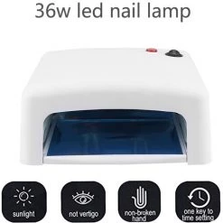 YONGQING Elite France 818UV Lampe UV Ongles Manucure Blanc Pro Timer Nail Machin 25*22.5*11cm - Blanc 8 YONGQING Elite France 818UV Lampe UV Ongles Manucure Blanc Pro Timer Nail Machin 25*22.5*11cm - Blanc -Lampe Soldes Boutique 33025233 4