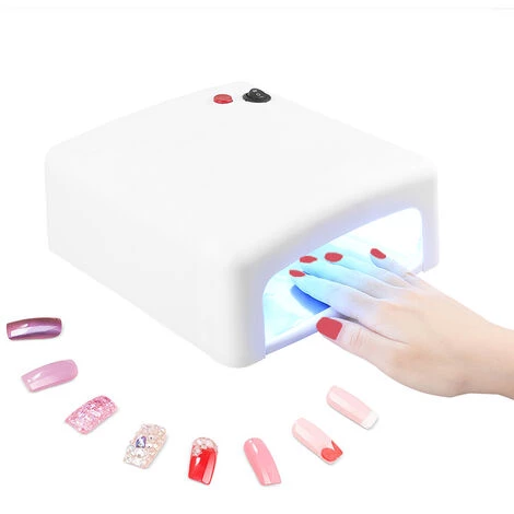 YONGQING Elite France 818UV Lampe UV Ongles Manucure Blanc Pro Timer Nail Machin 25*22.5*11cm - Blanc 5 YONGQING Elite France 818UV Lampe UV Ongles Manucure Blanc Pro Timer Nail Machin 25*22.5*11cm - Blanc – Image 5