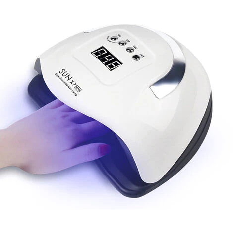 ASUPERMALL 180W 57Pcs Lampe Perle Lampe A Ongles Uv + Led Double Source De Lumiere Quatre Vitesses Synchronisation Bricolage Induction Automatique, Eu 3 ASUPERMALL 180W 57Pcs Lampe Perle Lampe A Ongles Uv + Led Double Source De Lumiere Quatre Vitesses Synchronisation Bricolage Induction Automatique, Eu – Image 3