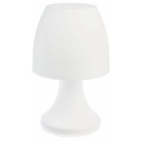 HOMESWEETLIGHT Lampe à Poser LED "Ginal" 19cm Blanc 1 HOMESWEETLIGHT Lampe à Poser LED "Ginal" 19cm Blanc