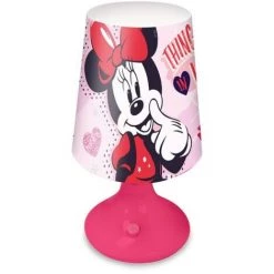KIDSLICENCING Lampe De Chevet - Disney Minnie - Rose - 18 Cm - Rose