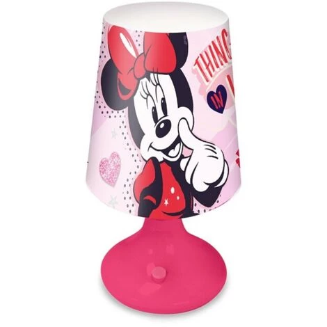 KIDSLICENCING Lampe De Chevet - Disney Minnie - Rose - 18 Cm - Rose 1 KIDSLICENCING Lampe De Chevet - Disney Minnie - Rose - 18 Cm - Rose