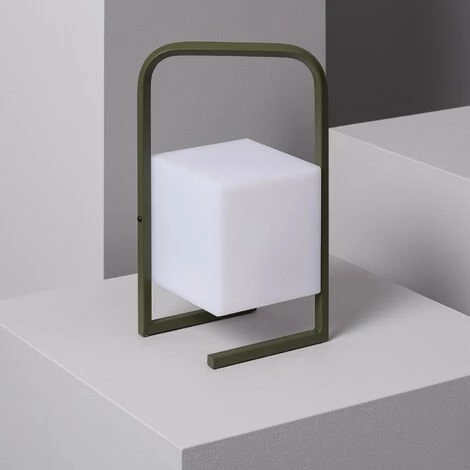 LEDKIA Lampe à Poser LED Portative Extérieure 2.5W Tiber Avec Batterie Rechargeable USB Kaki - Kaki 1 LEDKIA Lampe à Poser LED Portative Extérieure 2.5W Tiber Avec Batterie Rechargeable USB Kaki - Kaki