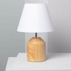 Lampe à Poser Gusau ILUZZIA Bois - Bois