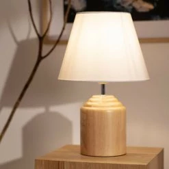 Lampe à Poser Gusau ILUZZIA Bois - Bois 7 Lampe à Poser Gusau ILUZZIA Bois - Bois -Lampe Soldes Boutique 34213776 3