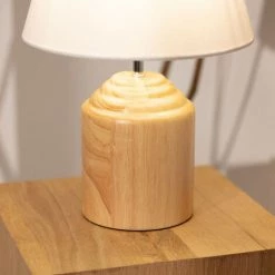 Lampe à Poser Gusau ILUZZIA Bois - Bois 8 Lampe à Poser Gusau ILUZZIA Bois - Bois -Lampe Soldes Boutique 34213776 4