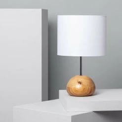 Lampe à Poser Gulbi ILUZZIA Bois - Bois