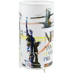 COREP Lampe A Poser Cylindre Design New York Trepird Luminaire Bureau Chambre Salon