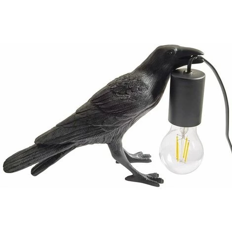 BARCELONA LED Lampe Oiseau "Corb" | Bird Series | Noir - Noir 1 BARCELONA LED Lampe Oiseau "Corb" | Bird Series | Noir - Noir