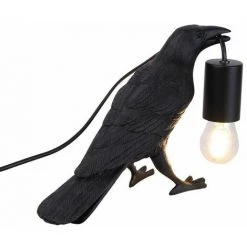 BARCELONA LED Lampe Oiseau "Corb" | Bird Series | Noir - Noir 7 BARCELONA LED Lampe Oiseau "Corb" | Bird Series | Noir - Noir -Lampe Soldes Boutique 35035230 3