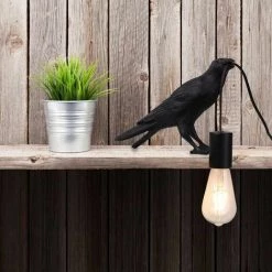 BARCELONA LED Lampe Oiseau "Corb" | Bird Series | Noir - Noir 9 BARCELONA LED Lampe Oiseau "Corb" | Bird Series | Noir - Noir -Lampe Soldes Boutique 35035230 5
