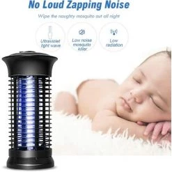 BRIDAY Lampe Anti-moustiques, Puissant Piège électronique à Insectes Anti-insectes Puissant Piège à Mouches Anti-insectes Avec Crochet Moustique Zappers Fly Gnat Zappers Pour L'intérieur -Lampe Soldes Boutique 35562343 3