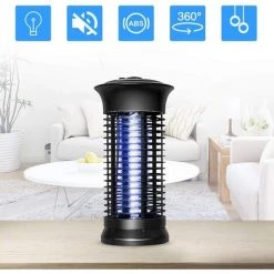 BRIDAY Lampe Anti-moustiques, Puissant Piège électronique à Insectes Anti-insectes Puissant Piège à Mouches Anti-insectes Avec Crochet Moustique Zappers Fly Gnat Zappers Pour L'intérieur -Lampe Soldes Boutique 35562343 5
