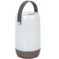 THE HOME DECO FACTORY Lampe Tactile Nomade - Diam. 10,50 X 19 - Taupe