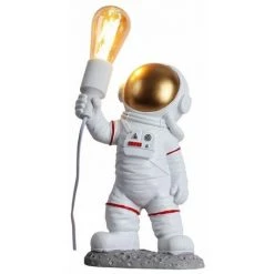 BARCELONA LED Lampe à Poser Astronaute "Aldrin" | Blanc - Blanc