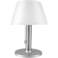 BARES Lampe De Bureau Solaire, Lampe De Table De Bureau à Del à énergie Solaire étanche Pour La Cour Extérieure, Lampe De Table Solaire