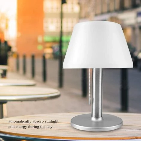 BARES Lampe De Bureau Solaire, Lampe De Table De Bureau à Del à énergie Solaire étanche Pour La Cour Extérieure, Lampe De Table Solaire 2 BARES Lampe De Bureau Solaire, Lampe De Table De Bureau à Del à énergie Solaire étanche Pour La Cour Extérieure, Lampe De Table Solaire – Image 2