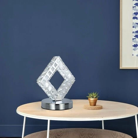 GOECO Lampe De Table Moderne En Cristal, Lampe à Cristal LED, Lumière Blanche 6000 K. 3 GOECO Lampe De Table Moderne En Cristal, Lampe à Cristal LED, Lumière Blanche 6000 K. – Image 3