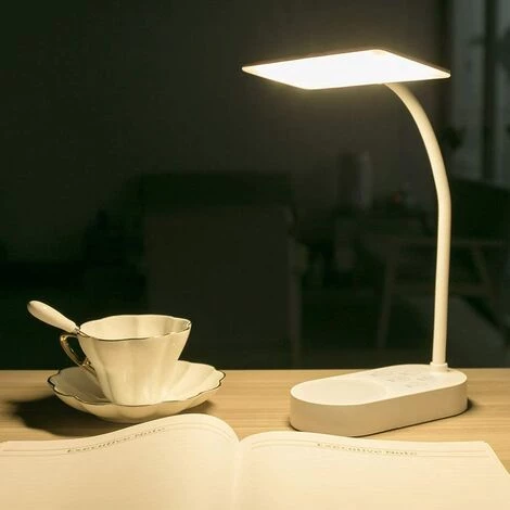 TRIOMPHE Lampe De Bureau Sans Fil Rechargeable USB 40 LED Piles 3000mah , Tactile Lumière 3 Couleurs Mode Dimmable, Fonction De Mémoire, Lampe Table Lecture Enfant Chambre Chevet Salon 1 TRIOMPHE Lampe De Bureau Sans Fil Rechargeable USB 40 LED Piles 3000mah , Tactile Lumière 3 Couleurs Mode Dimmable, Fonction De Mémoire, Lampe Table Lecture Enfant Chambre Chevet Salon