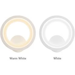 ASUPERMALL Applique Murale Ronde Vintage Appliques Murales Eclairage Led Applique Murale Luminaire Pour Couloir De Chevet Chambre Salon Couloir, Blanc Chaud -Lampe Soldes Boutique 37668589 4