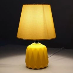 BARCELONA LED Lampe à Poser En Céramique "Rainbow" E14 | Jaune - Jaune -Lampe Soldes Boutique 38047972 4