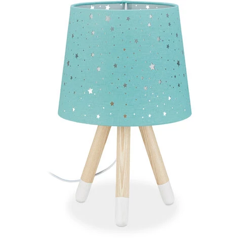 Relaxdays Lampe Chevet, Veilleuse Pour Enfants,garçons Et Filles,E14. Abat-jour Rond, 40cm De Hauteur,choix De Couleur 2 Relaxdays Lampe Chevet, Veilleuse Pour Enfants,garçons Et Filles,E14. Abat-jour Rond, 40cm De Hauteur,choix De Couleur – Image 2
