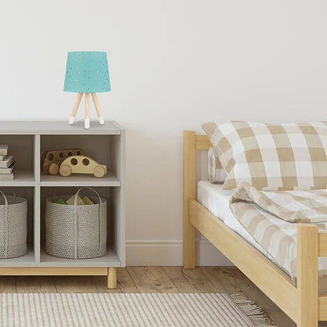 Relaxdays Lampe Chevet, Veilleuse Pour Enfants,garçons Et Filles,E14. Abat-jour Rond, 40cm De Hauteur,choix De Couleur 3 Relaxdays Lampe Chevet, Veilleuse Pour Enfants,garçons Et Filles,E14. Abat-jour Rond, 40cm De Hauteur,choix De Couleur – Image 3