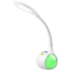 GEFOM Lampe De Bureau LED Sensitive Multicolore Blanche - Blanche