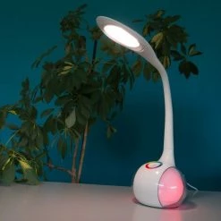 GEFOM Lampe De Bureau LED Sensitive Multicolore Blanche - Blanche -Lampe Soldes Boutique 38225438 4