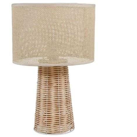 Lampe à Poser En Rotin Dana - Ostaria - Naturel 1 Lampe à Poser En Rotin Dana - Ostaria - Naturel