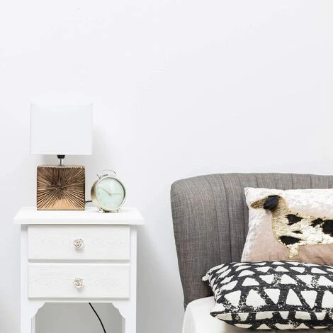 Baroni Home Lampe De Table Lampe De Chevet Abat Jour De Chevet Cube Bronze En Céramique 18 X 11 X 32 Cm 4 Baroni Home Lampe De Table Lampe De Chevet Abat Jour De Chevet Cube Bronze En Céramique 18 X 11 X 32 Cm – Image 4