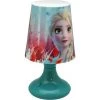 KIDSLICENCING Lampe De Chevet - La Reine Des Neiges Hiver - Elsa - 18 Cm - Bleu