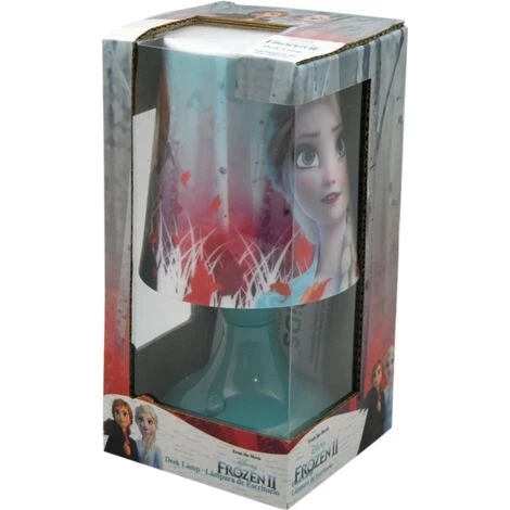 KIDSLICENCING Lampe De Chevet - La Reine Des Neiges Hiver - Elsa - 18 Cm - Bleu 2 KIDSLICENCING Lampe De Chevet - La Reine Des Neiges Hiver - Elsa - 18 Cm - Bleu – Image 2
