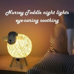 BARES Lampe De Chevet LED En Forme De Mouton Chambre D'enfant, Salon, Cadeaux D'anniversaire, Cadeaux Chaleureux Pour Filles, Enfants (en Forme De Mouton) 7 BARES Lampe De Chevet LED En Forme De Mouton Chambre D'enfant, Salon, Cadeaux D'anniversaire, Cadeaux Chaleureux Pour Filles, Enfants (en Forme De Mouton) -Lampe Soldes Boutique 39354540 3