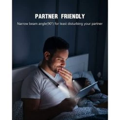 TRIOMPHE Lampe De Lecture De Cou Rechargeable, Lampe Pour Lecture Au Lit, 3 Couleurs, 6 Niveaux De Luminosité, Bras Pliables, Longue Durée De Vie, Parfaite Pour La Lecture,Le Tricot,la Réparation [Classe énergétique A++] -Lampe Soldes Boutique 39355084 5