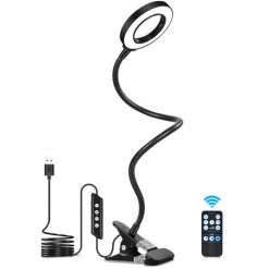 TRIOMPHE Lampe De Bureau à Pince, 42 LED 8w USB Lampe-clip Flexible360° Avec Télécommande & Minuteur D'arrêt Automatique, Pour La Lecture De 3 Températures De Couleur &5 Niveaux De Luminosité 8 TRIOMPHE Lampe De Bureau à Pince, 42 LED 8w USB Lampe-clip Flexible360° Avec Télécommande & Minuteur D'arrêt Automatique, Pour La Lecture De 3 Températures De Couleur &5 Niveaux De Luminosité -Lampe Soldes Boutique 39355089 4