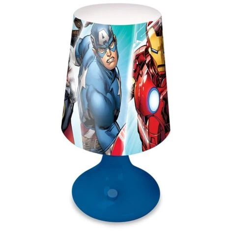 KIDSLICENCING Lampe De Chevet - Avengers Marvel 18cm - Bleu 1 KIDSLICENCING Lampe De Chevet - Avengers Marvel 18cm - Bleu