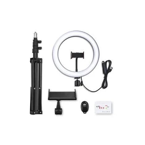 AUGIENB Lampe Design Ring Light 10" 70-134cm Trépied LED Réglable ELEGIANT EGL-06 LED Lumière Anneau 3 Modes D'éclairage LED 3 AUGIENB Lampe Design Ring Light 10" 70-134cm Trépied LED Réglable ELEGIANT EGL-06 LED Lumière Anneau 3 Modes D'éclairage LED – Image 3