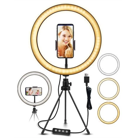 AUGIENB Lampe Design Ring Light 10" Trépied LED ELEGIANT EGL-02 1 AUGIENB Lampe Design Ring Light 10" Trépied LED ELEGIANT EGL-02