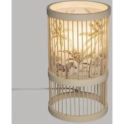 ATMOSPHERA, CRÉATEUR D'INTÉRIEUR Lampe Bambou Safari - Beige -Lampe Soldes Boutique 39676346 3