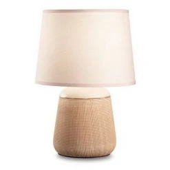 IDEAL LUX Lampe KALI Blanc Marron 1xE14 40W - MULTICOLOR