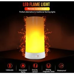ASUPERMALL LEDFlamingLight Etanche Avec Minuterie A Distance Portable 3 Modes USB Rechargeable Effet Feu Lumiere Decoration Interieure Et Exterieure Lampe Suspendue Pour Home Party Camping Bar (Modele Telecommande), Blanc, 2 7 ASUPERMALL LEDFlamingLight Etanche Avec Minuterie A Distance Portable 3 Modes USB Rechargeable Effet Feu Lumiere Decoration Interieure Et Exterieure Lampe Suspendue Pour Home Party Camping Bar (Modele Telecommande), Blanc, 2 -Lampe Soldes Boutique 39762599 3