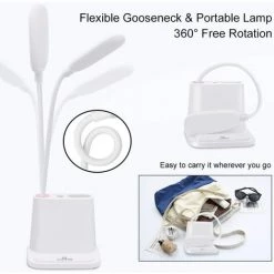 TRIOMPHE TRIO Lampes De Travail à Intensité Variable Lampe De Lecture à Commande Tactile Lampe De Bureau LED 9 TRIOMPHE TRIO Lampes De Travail à Intensité Variable Lampe De Lecture à Commande Tactile Lampe De Bureau LED -Lampe Soldes Boutique 40103317 5