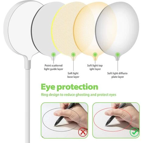 TRIOMPHE TRIO Lampe De Bureau LED, Avec Porte-stylo Support De Phone , Sans Fil, à Contrôle Tactile Lumière Ajustable Flexible USB Batterie Rechargeable, Convient Pour Chambre, Bureau, Enfant Garçon Fille 5 TRIOMPHE TRIO Lampe De Bureau LED, Avec Porte-stylo Support De Phone , Sans Fil, à Contrôle Tactile Lumière Ajustable Flexible USB Batterie Rechargeable, Convient Pour Chambre, Bureau, Enfant Garçon Fille – Image 5